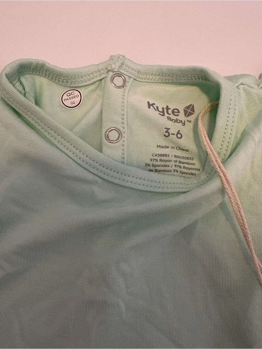 Kyte BABY Mint Green Flutter-Sleeve Twirl Dress 3-6Months NWT